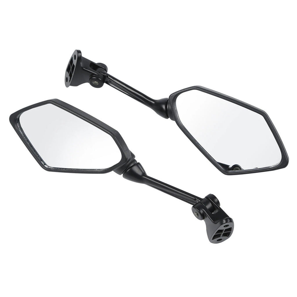 Black Side Rear View Mirrors for Kawasaki Ninja ZX6R (2009–2012)