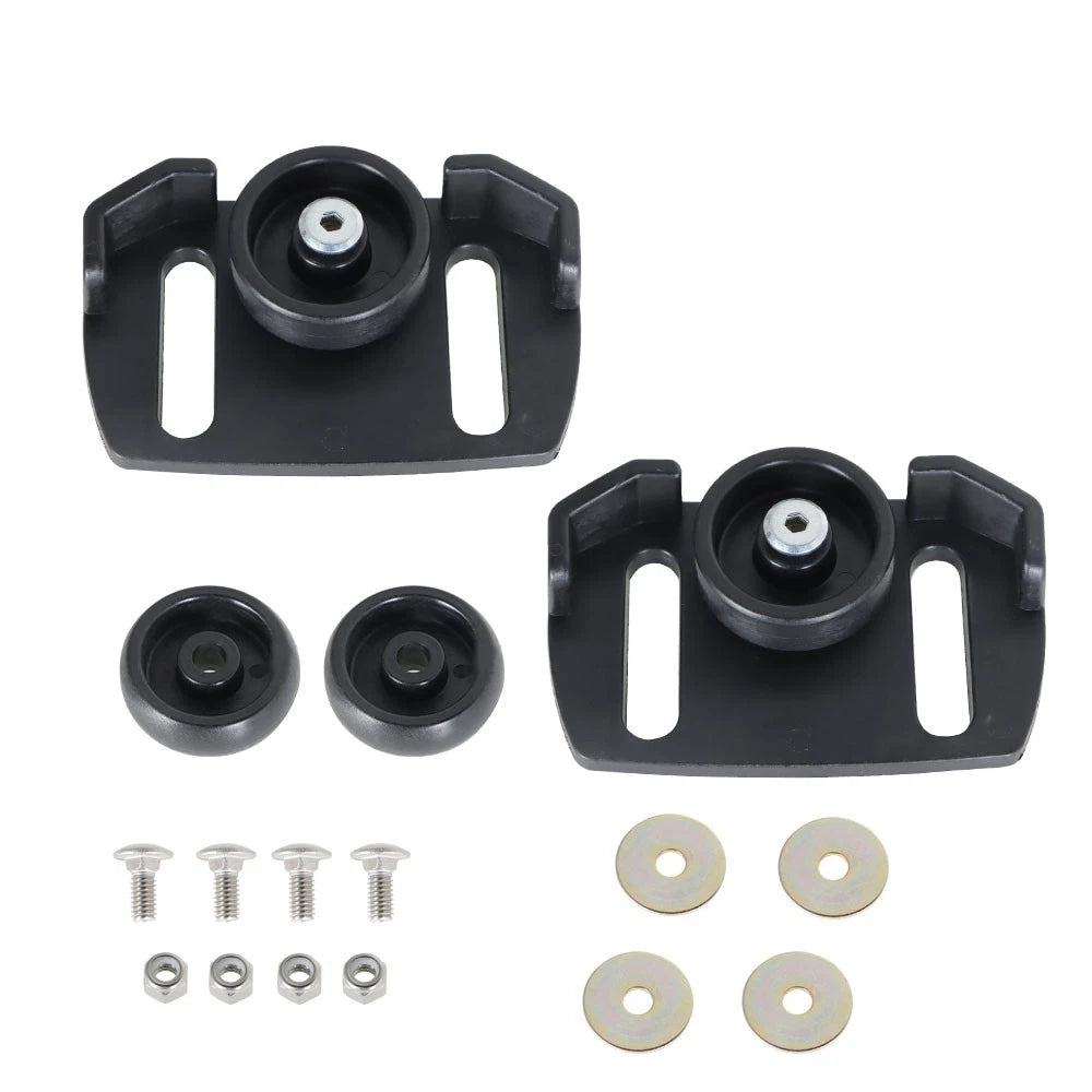 Set of 2 Rolling Skid Shoes for Snow Throwers (2 & 3 Stage)