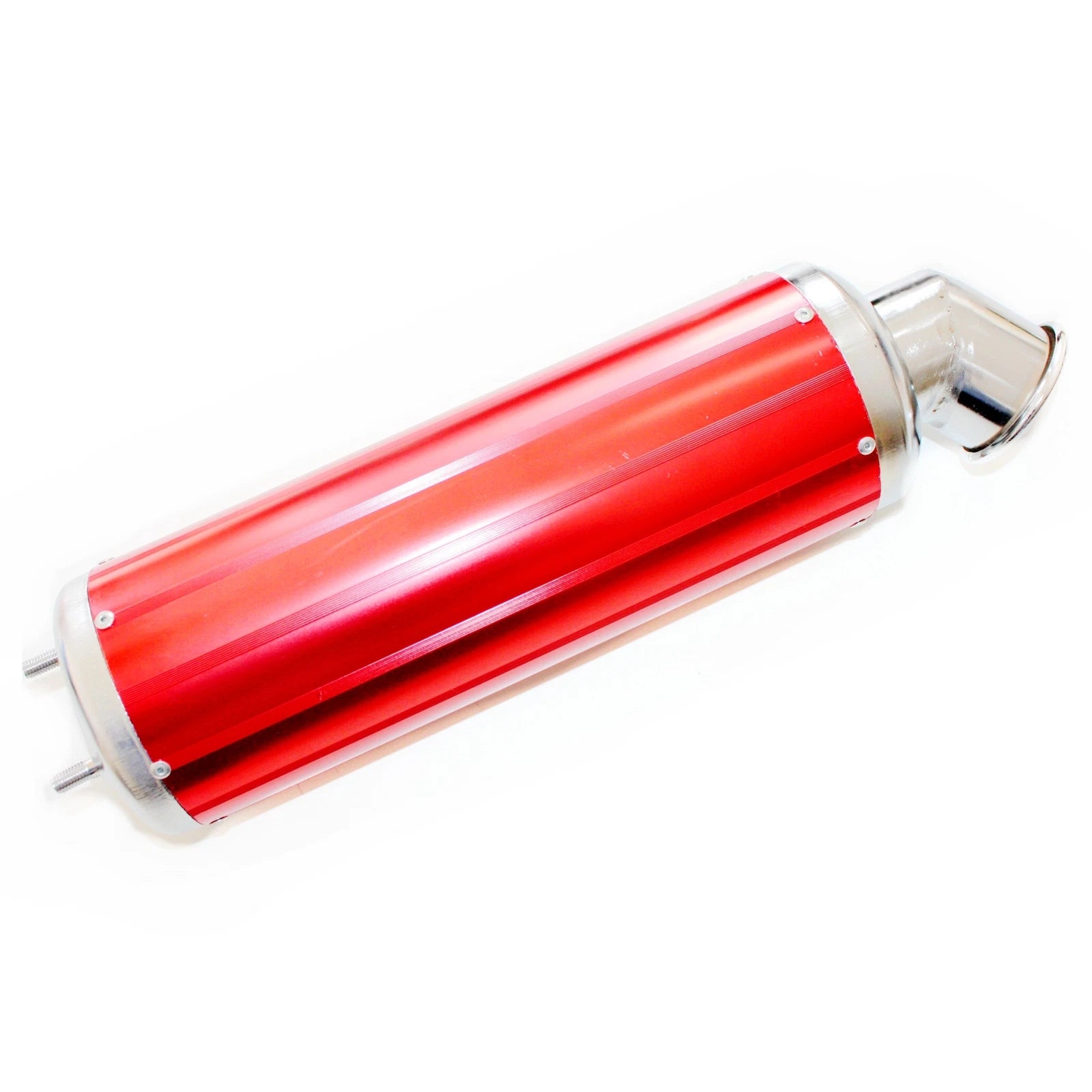460mm Red Alloy Exhaust Muffler for 150cc 250cc Pit Quad Dirt Bike ATV