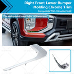 Right Front Lower Bumper Molding Chrome Trim for Mitsubishi ASX (2020–2021)