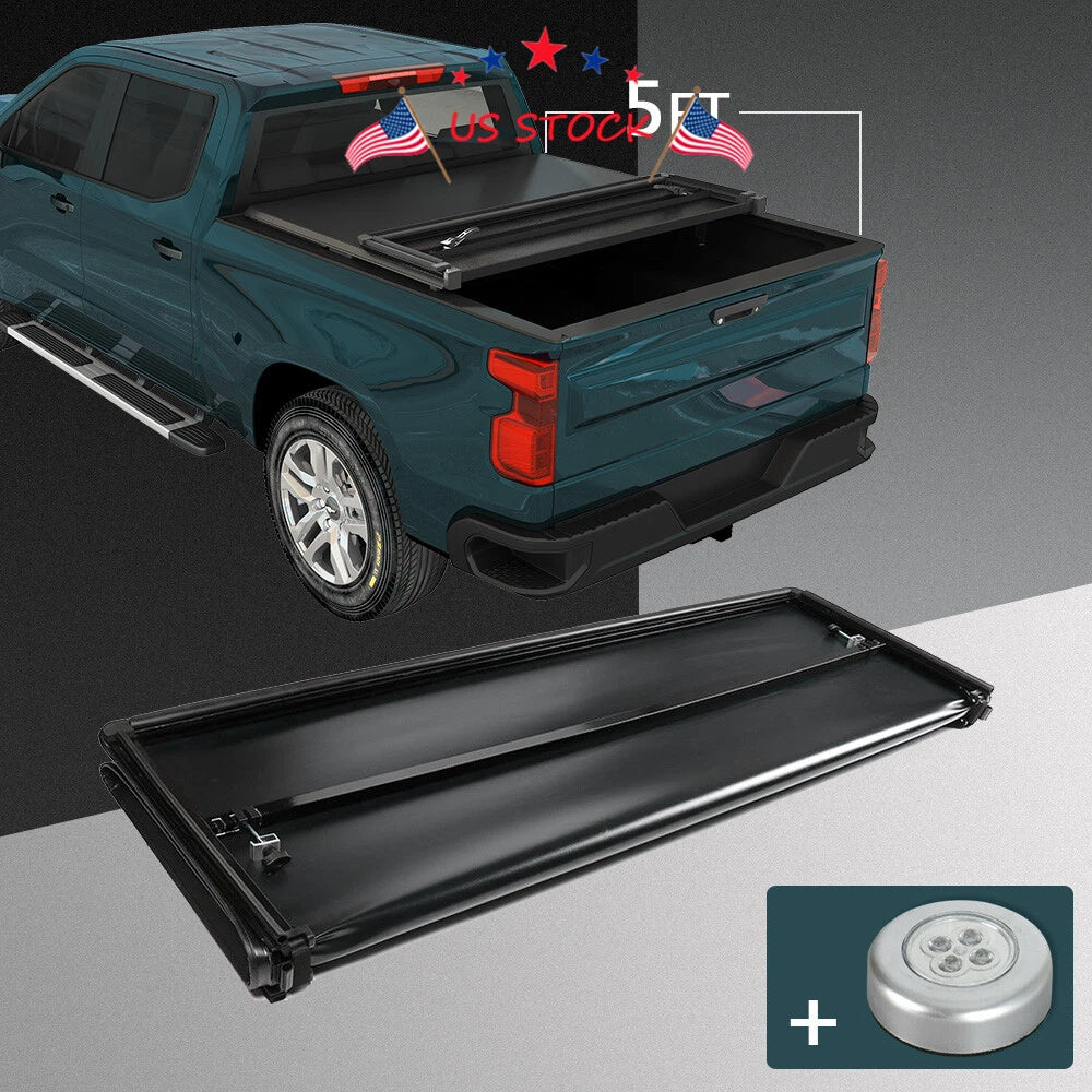 5FT Tri-Fold Tonneau Cover for Toyota Tacoma (2016–2019)