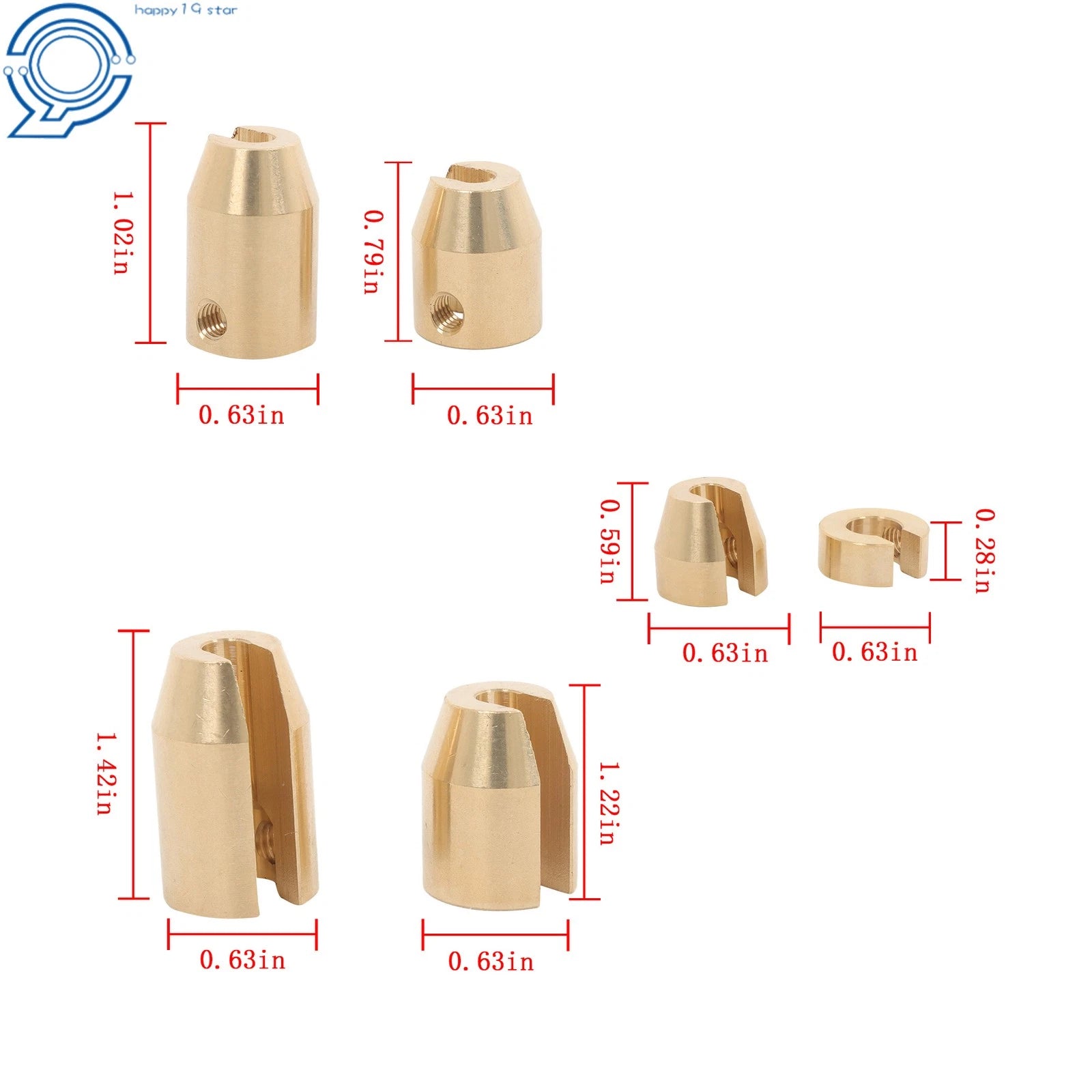 12PCS Brass Wheel Spoke Balance Weights for Motorcycle (Universal)