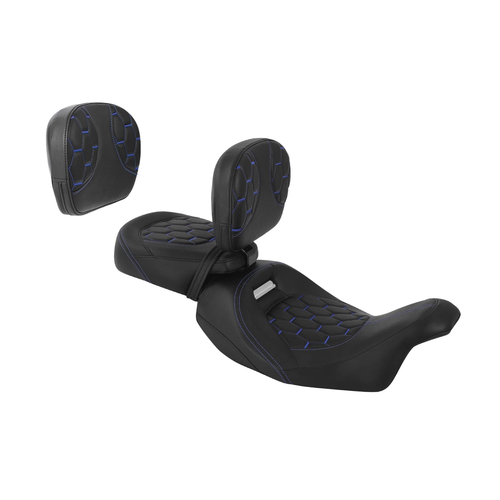 Driver & Passenger Seat Pad Backrest for Harley CVO Street Glide (2009–2023)