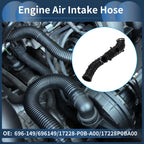 Engine Air Intake Hose for Honda Accord L4 2.2L (1994–1997) No. 696-149 Rubber Clamp
