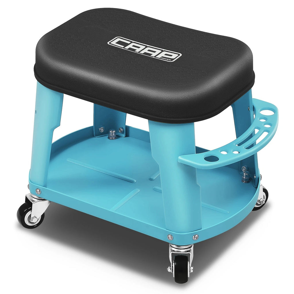 Rolling Car Stool for Mechanic Garage (16.14" x 10.62", 300lbs Capacity)
