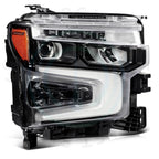 2X Black Headlight Assembly for Chevy Silverado 1500 (2022–2024)