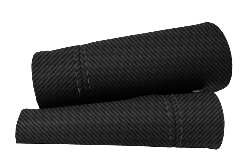 Door Panel Armrest Cover for Acura MDX (2001–2006) Carbon Fiber Black