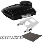 5.5" Backrest Pad Mount Rack for Harley Davidson Touring (2014–2026)