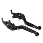 Extendable Brake Clutch Levers for BMW F650GS (2002-2007) Black