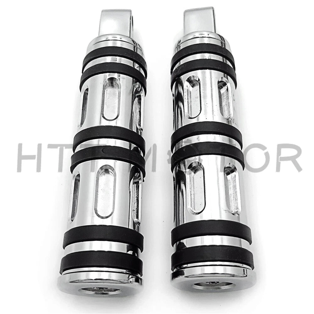 Chrome Edge Cut Footpegs for Victory Hammer (2004–2017)