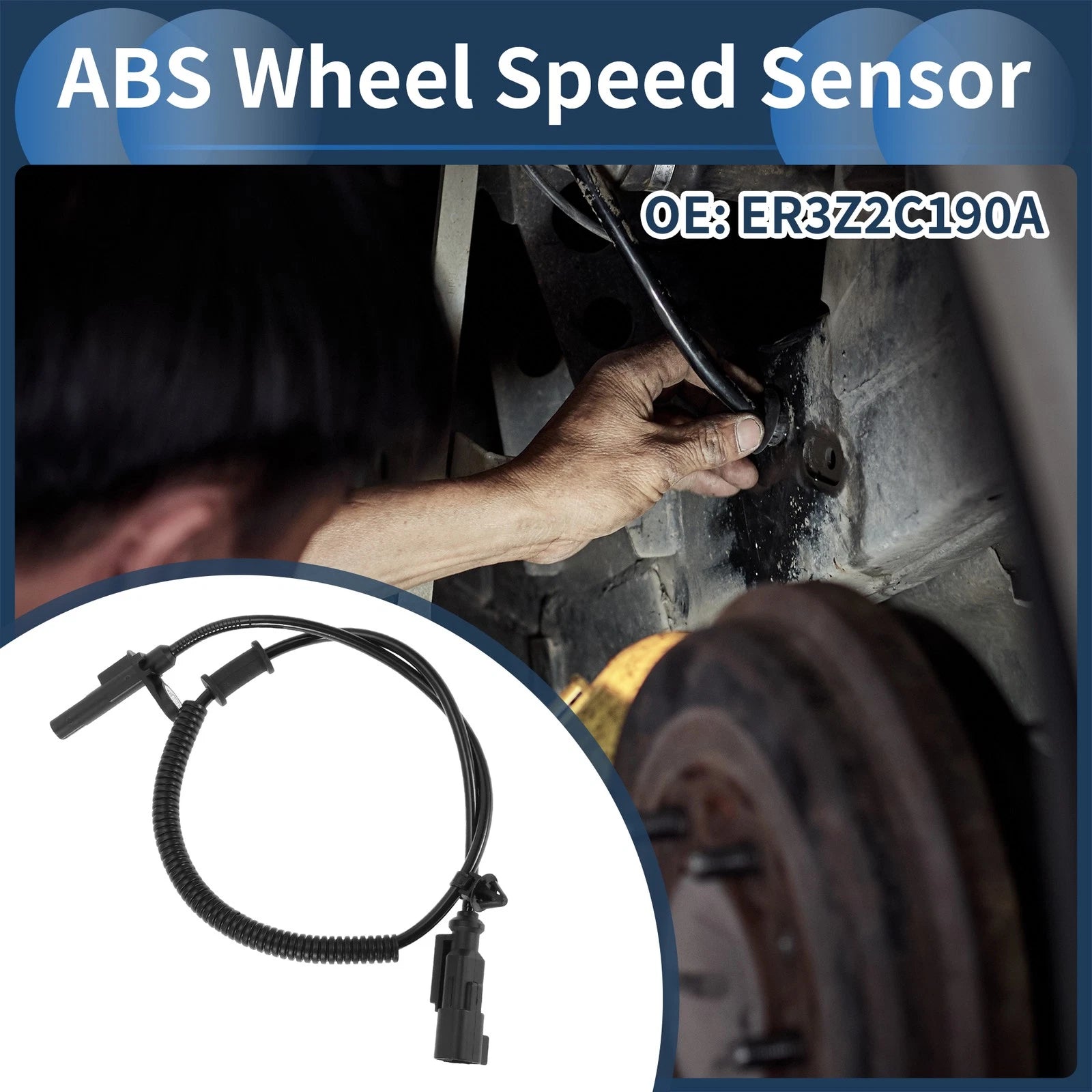 ABS Wheel Speed Sensor No. ER3Z2C190A for Ford Mustang (2015–2023)