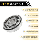 6201NR Deep Groove Ball Bearing for Scooter Skateboard Wheel (P5)