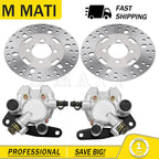 Front Brake Calipers & Disc Rotors for Yamaha YFM350 Wolverine 350 (1995–2006)
