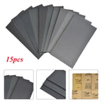 Set of 15 Grit Sandpaper (400-2500) Wet/Dry for Automotive Finishing