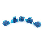 5Pcs Blue Turn Signal Headlight Ignition Horn Switch Caps for GY6 50-150cc