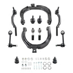12x Front Control Arms Tie Rods Suspension Kits for Trailblazer Envoy (2004–2007)