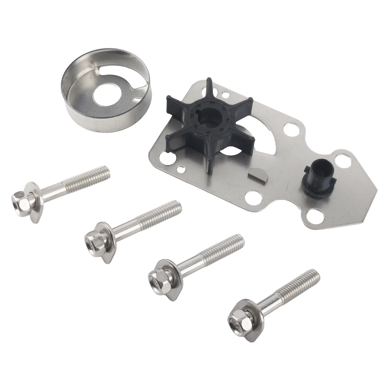 Water Pump Repair Kit for Yamaha 9.9 15 HP Outboard Motor (1990–2023)