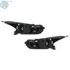 Headlight Assembly for Nissan Versa (2020-2021) Left & Right Side Chrome Clear
