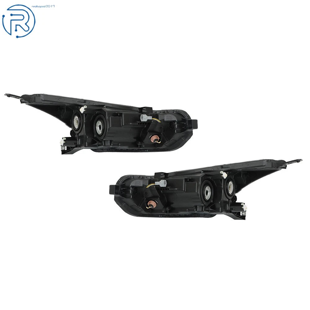 Headlight Assembly for Nissan Versa (2020-2021) Left & Right Side Chrome Clear