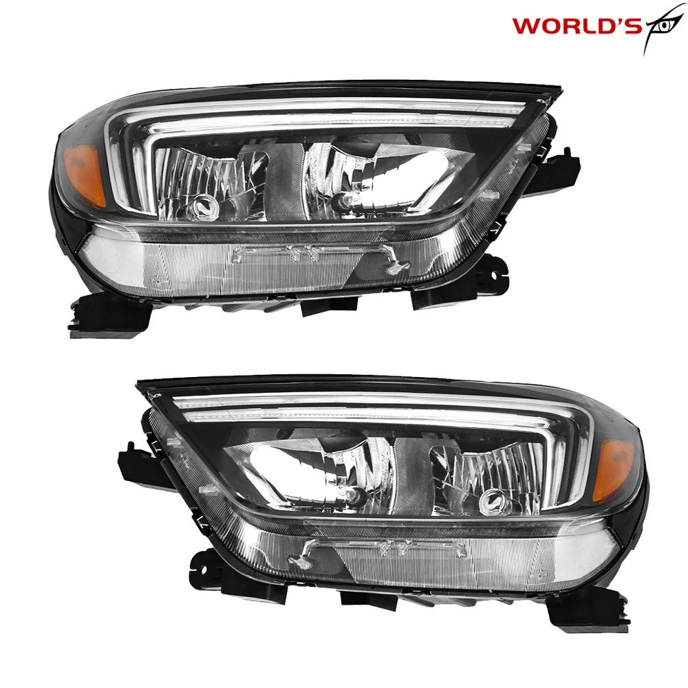 Headlight Assembly for Buick Encore (2017–2022) Halogen with LED DRL