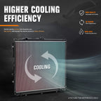 Aluminum Core 2-Row Cooling Radiator for Toyota Tundra 4.6L 5.7L (2014–2021) DPI-13681
