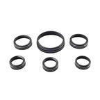 Stereo Tune Knob Headlight Switch Covers for Ford Bronco (2021-2022) Black