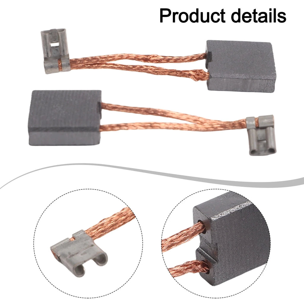 2X Carbon Brush Kit for Electric Motor 180 230 Angle Grinder