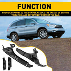 Set of 4 Front Bumper & Headlight Brackets for Honda CR-V (2007â2011)