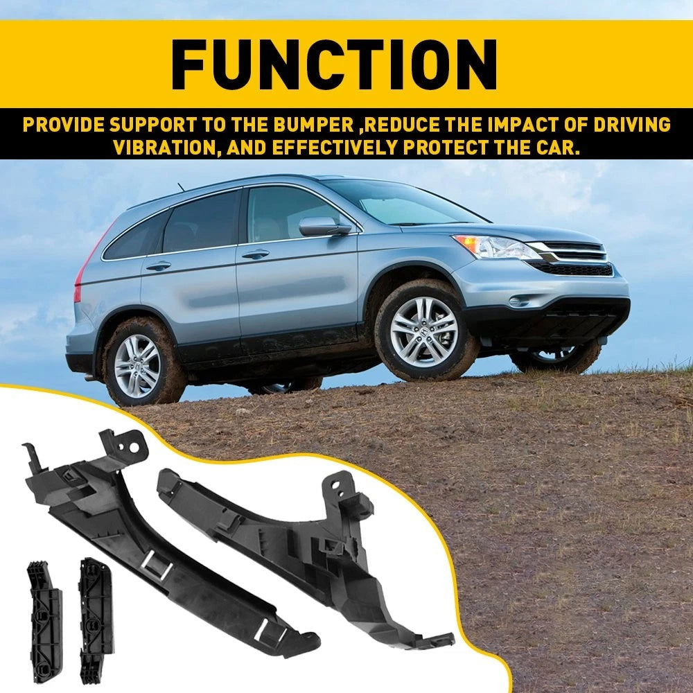 Set of 4 Front Bumper & Headlight Brackets for Honda CR-V (2007â2011)