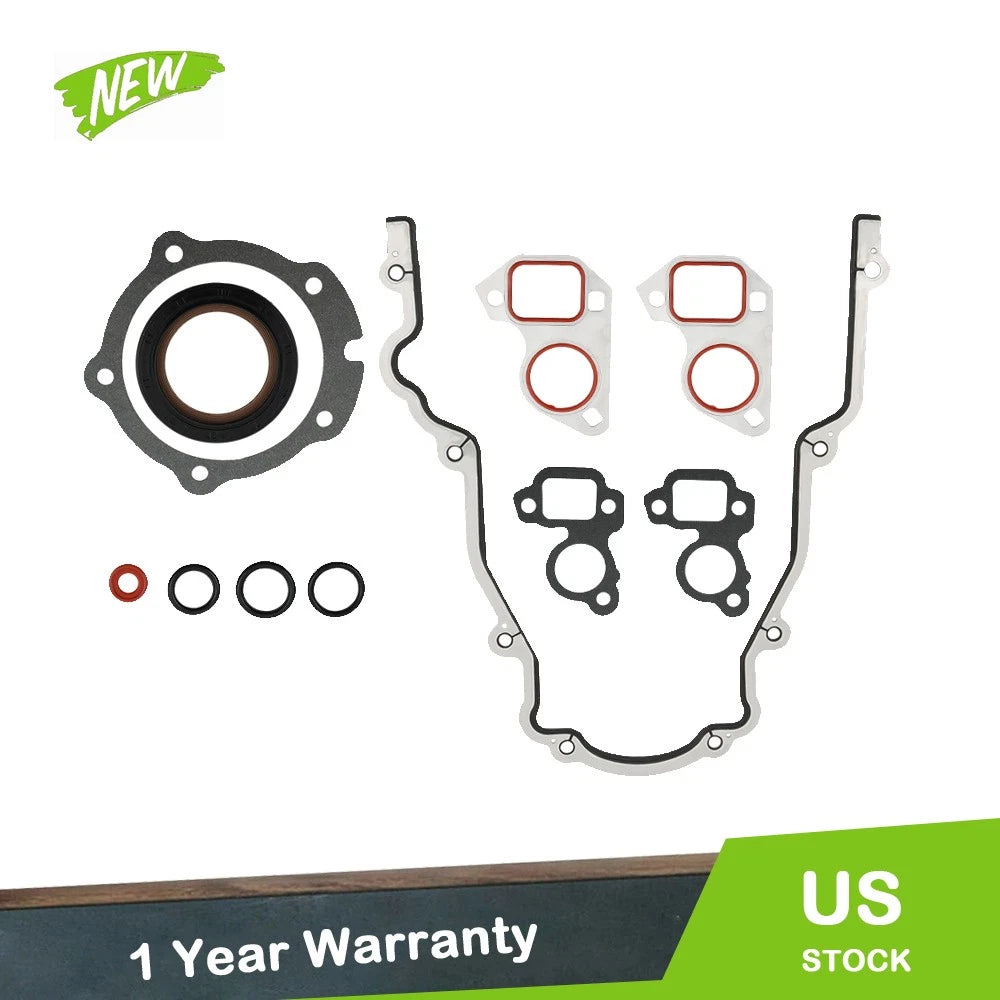 Timing Chain Cover with Water Pump Gaskets for GM LS1 4.8L 5.3L 5.7L (1997–2009)