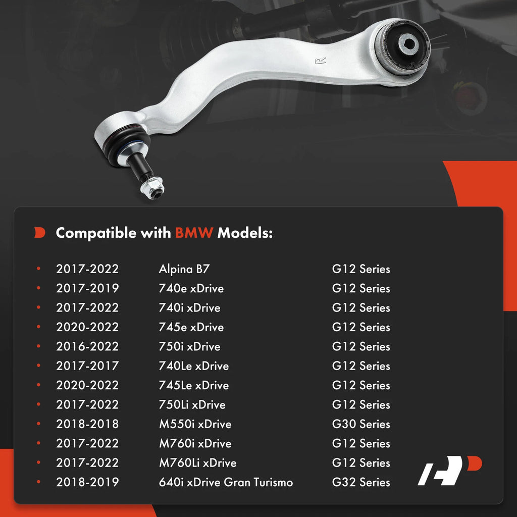 Front Right Lower Control Arm with Ball Joint for BMW 7-Series