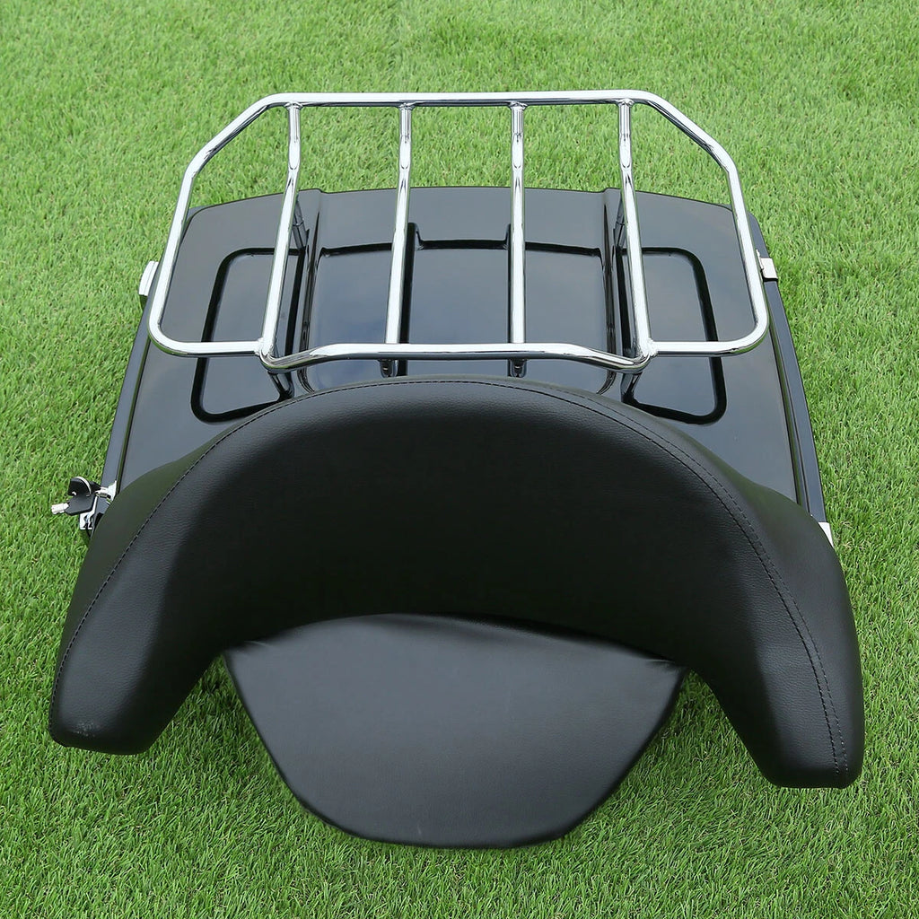 Chopped Trunk Backrest Base Plate for Harley Touring Road King (1997–2013)