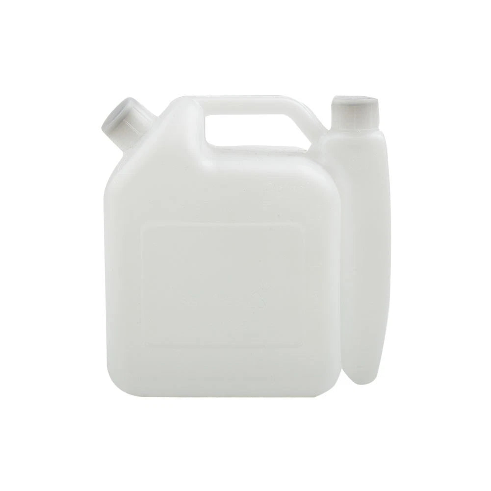 2X Plastic 2-Stroke Measuring Mixing Bottle for Chainsaw Oil Fuel