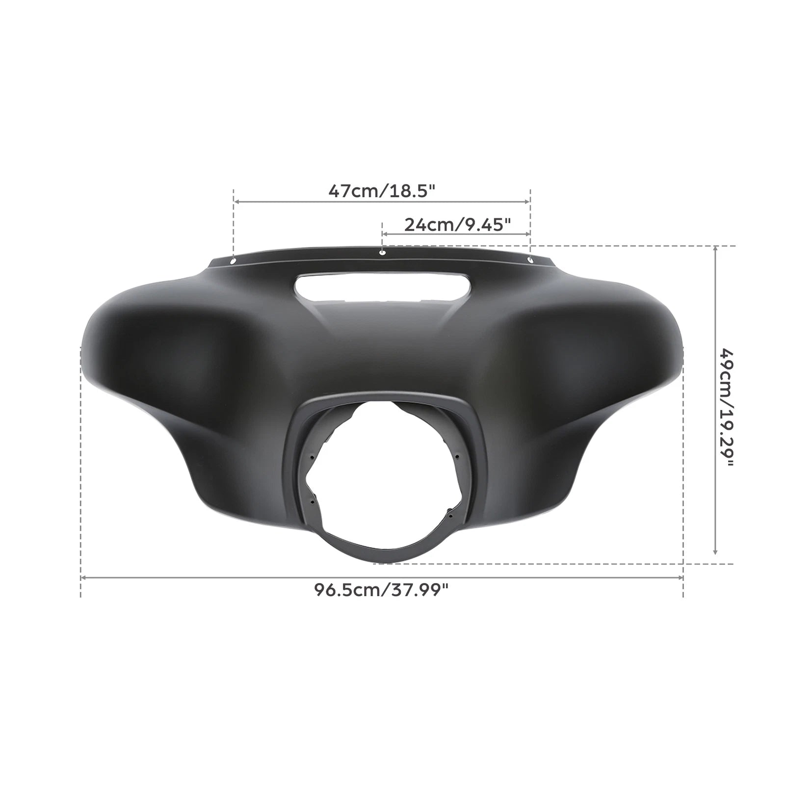 Matte Black Batwing Fairing for Harley Electra Glide (2014–2023)