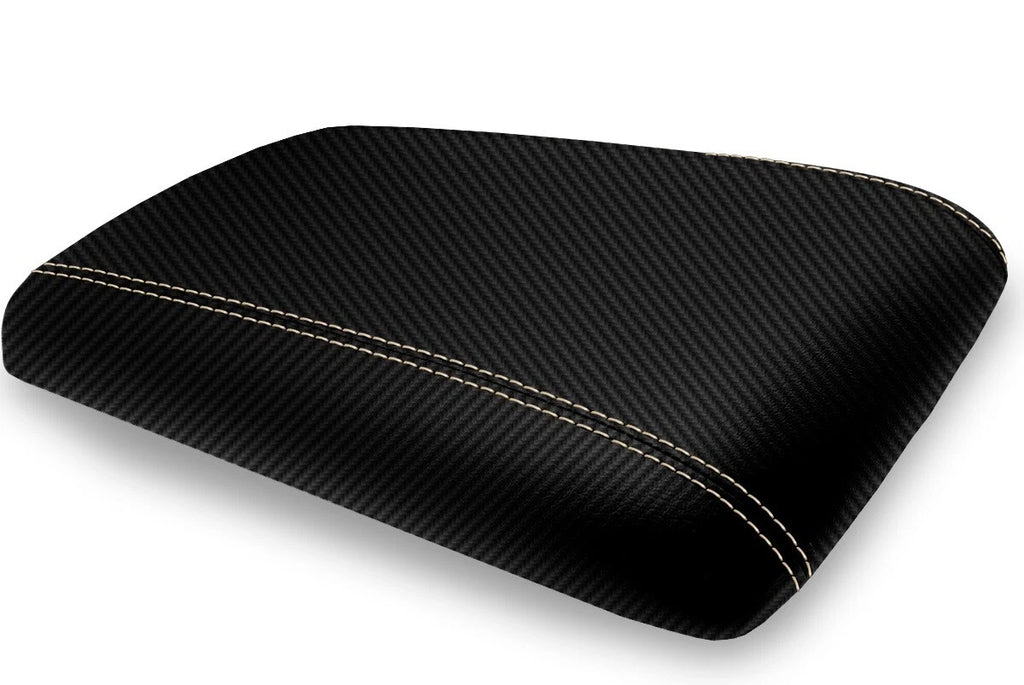 Console Lid Armrest Cover for Ford Expedition (2003–2006) Carbon Fiber