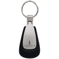 Black Leather Teardrop Keychain - Officially Licensed for Lincoln