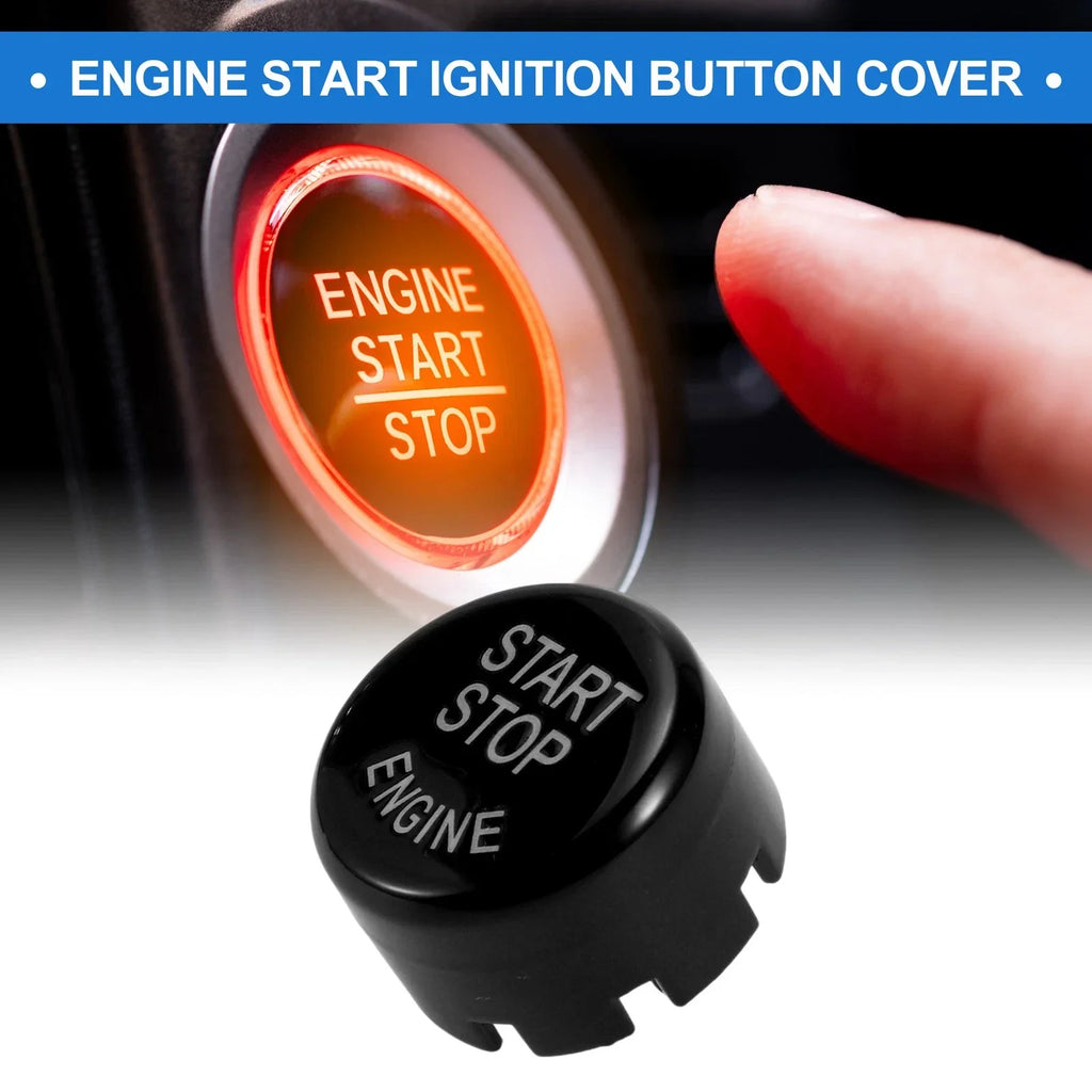 Push Start Button Cover 2.5cm for BMW Black