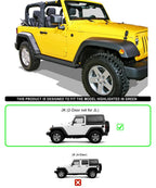iBoard 5" Running Boards for Jeep Wrangler JK (2007-2018)