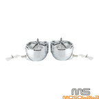 4.5" Chrome Headlight Fog Trim Lights for Harley FLHTCUSE FLHSE Road Glide