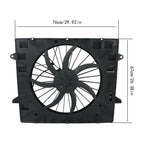Radiator Fan Assembly for Chevrolet Traverse Buick Enclave (2021–2022)