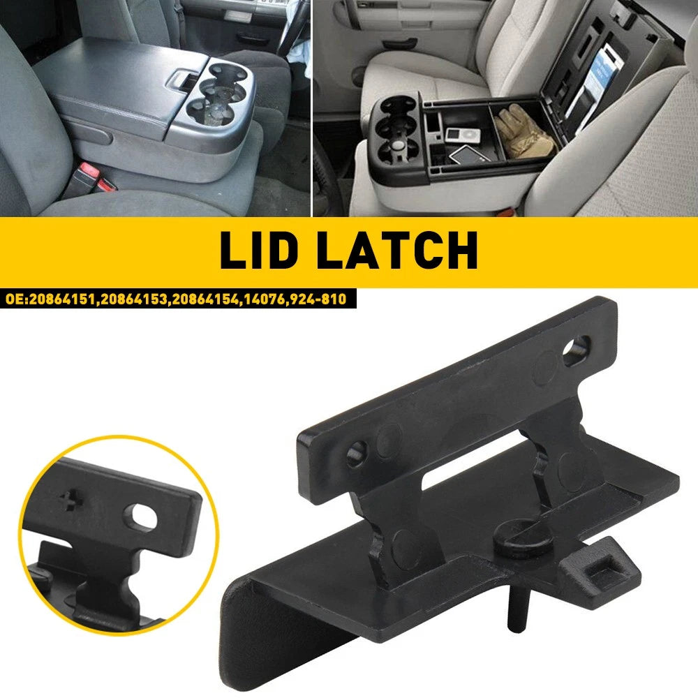 Center Console Armrest Lid Latch for Chevy Silverado 1500/2500HD GMC Tahoe (2007–2014)