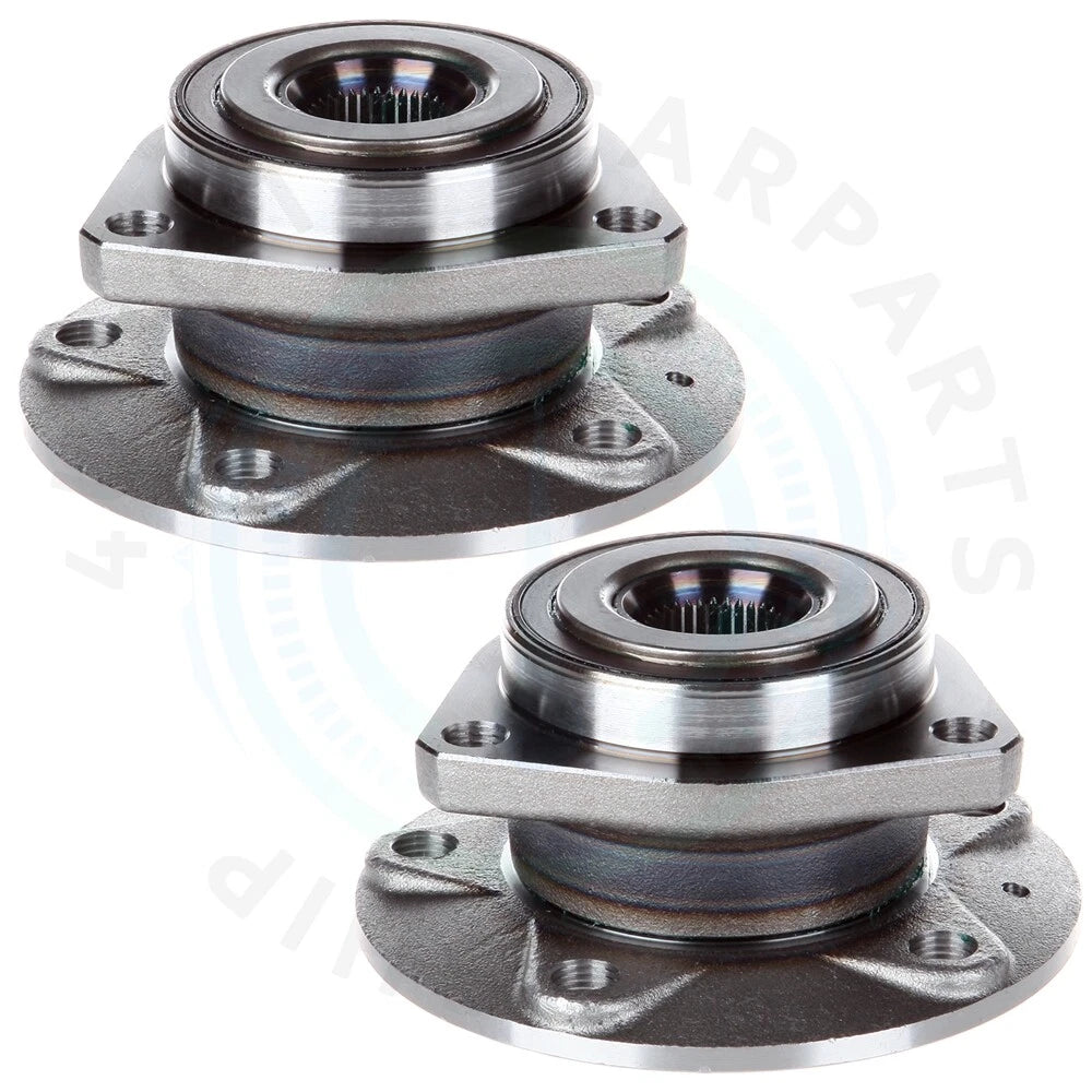 2X Front Wheel Bearing Hub Assembly for Audi A3 (2006–2008) Volkswagen Golf (2006–2008)