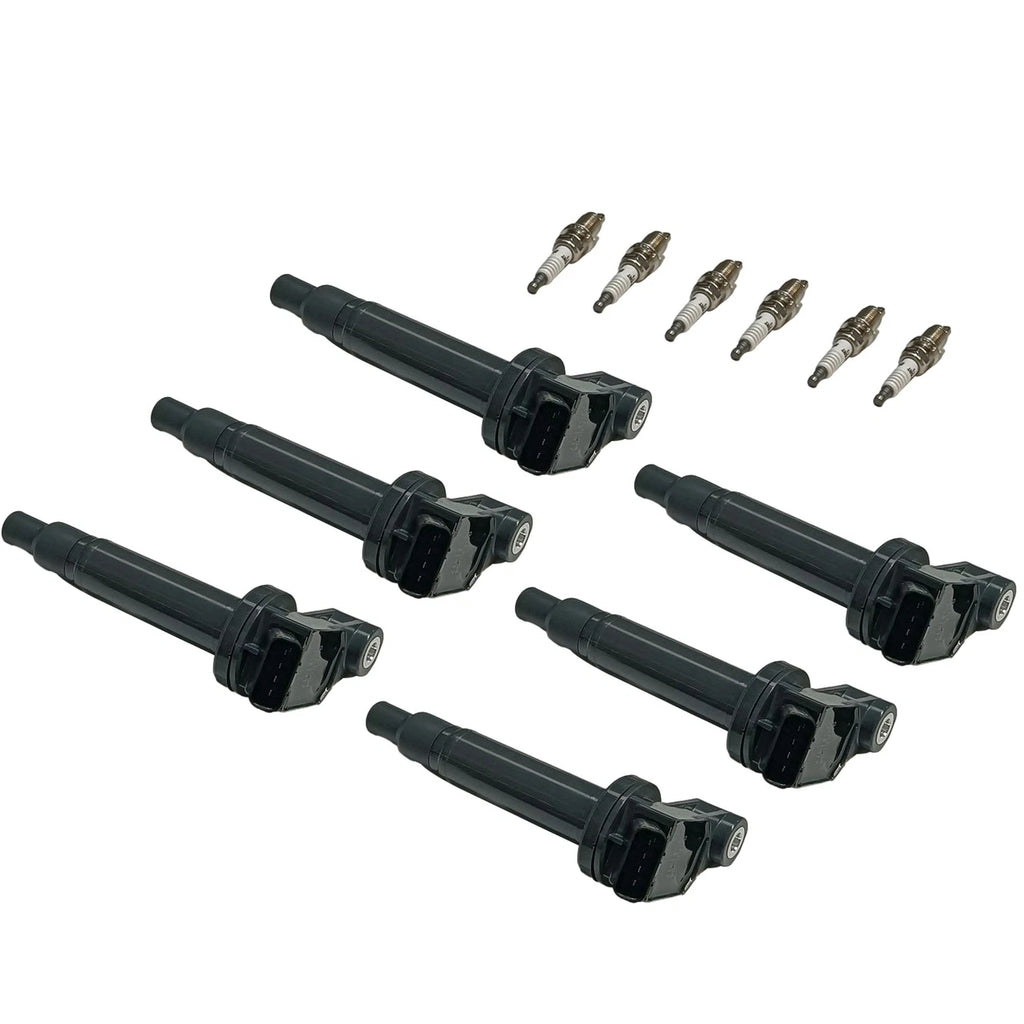 6X Ignition Coil & 6X Spark Plug for Toyota Sienna (2001–2006)