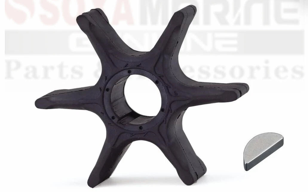Water Pump Impeller w Key for Yamaha Marine (18-3071, 9-45609)