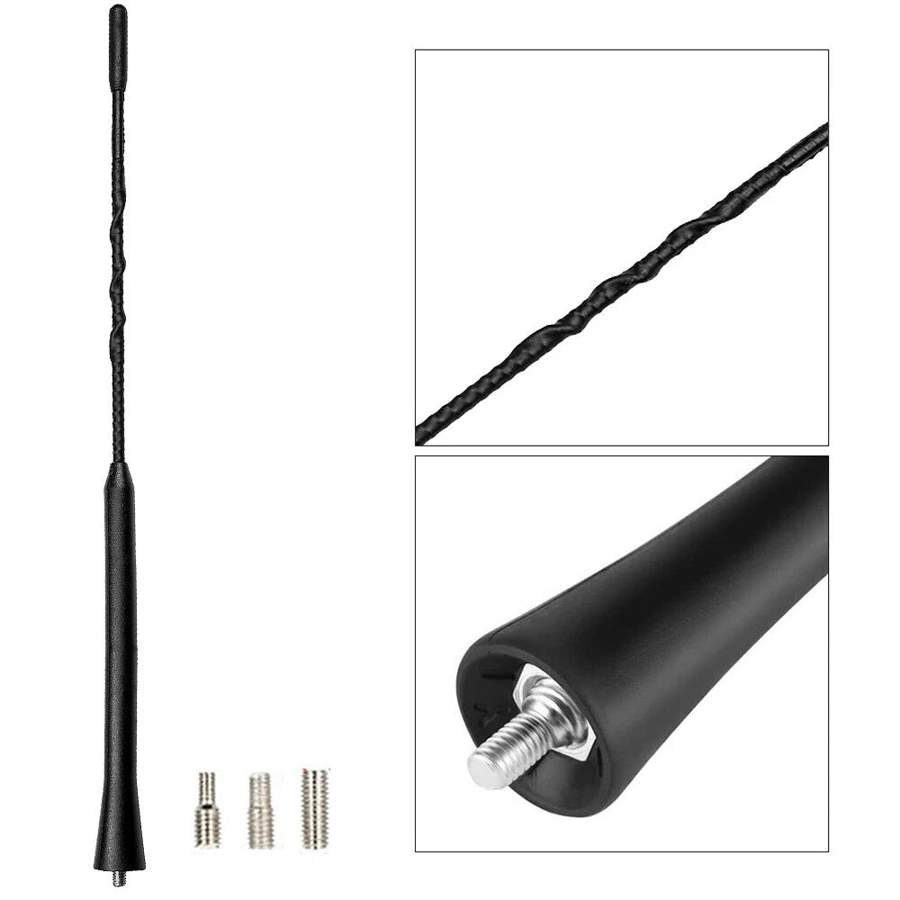 11" Car Radio Antenna for Universal (9-11-16 Inch) AM FM 3 Screws