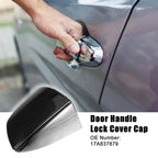 Front Left Outside Door Handle Cap for Volkswagen Jetta (2011–2018) Black