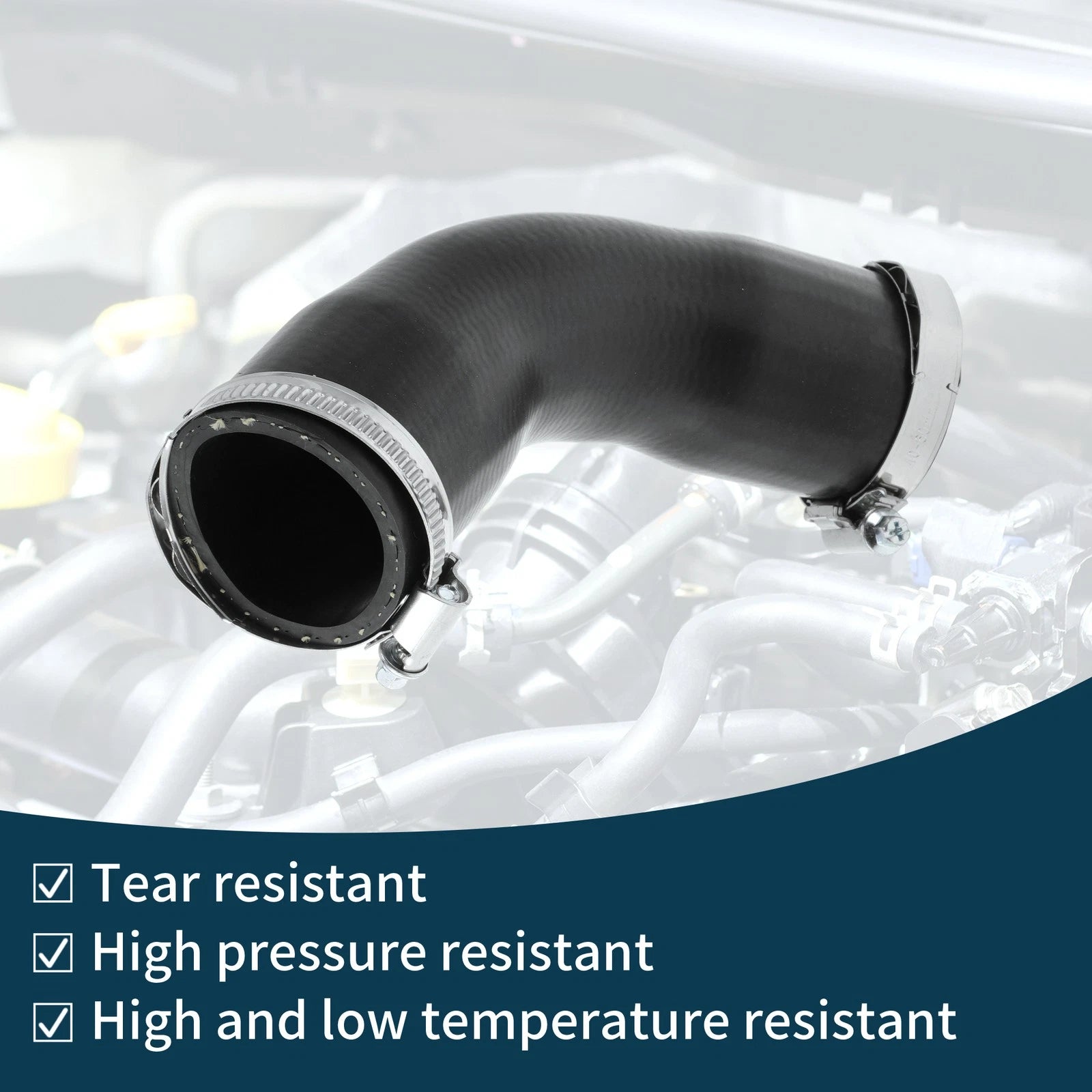 Radiator Hose for BMW 3 Series E46 (1999–2005) No. 11612247903, Boost Hose Black