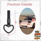 JDM Heart-Shaped Tsurikawa Car Handle Straps for Rear Bumper (-)