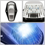 5Pcs Chrome Blue LED Cab Roof Running Lights for F-Series Pickup (1980–1996)