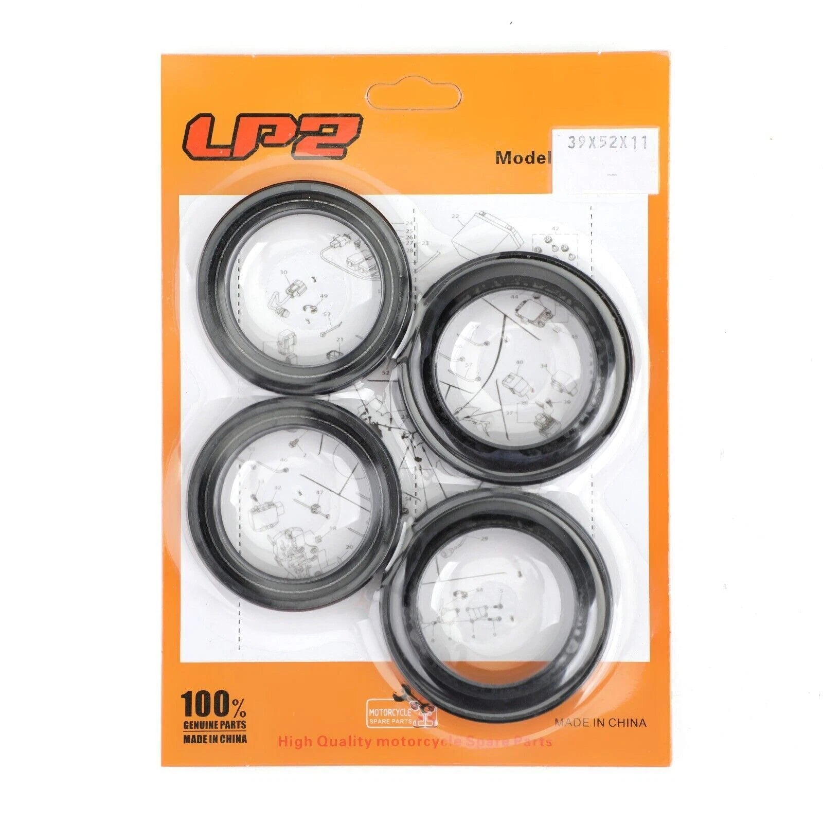 Fork Seal Dust Kit for Kawasaki W400 W650 W800 EJ BJ250 ZR250 (1991–2017)